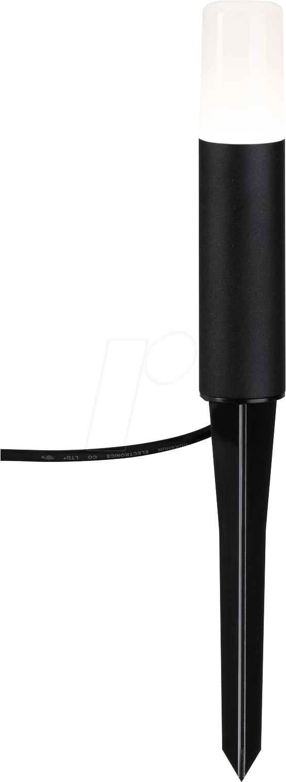 Bild von Paulmann Sockelleuchten Paulmann Outdoor Poller Flarea schwarz warmweiß, Inkl. Leuchtmittel, Nicht dimmbar nicht Smart Home-fähig ohne Bewegungsmelder