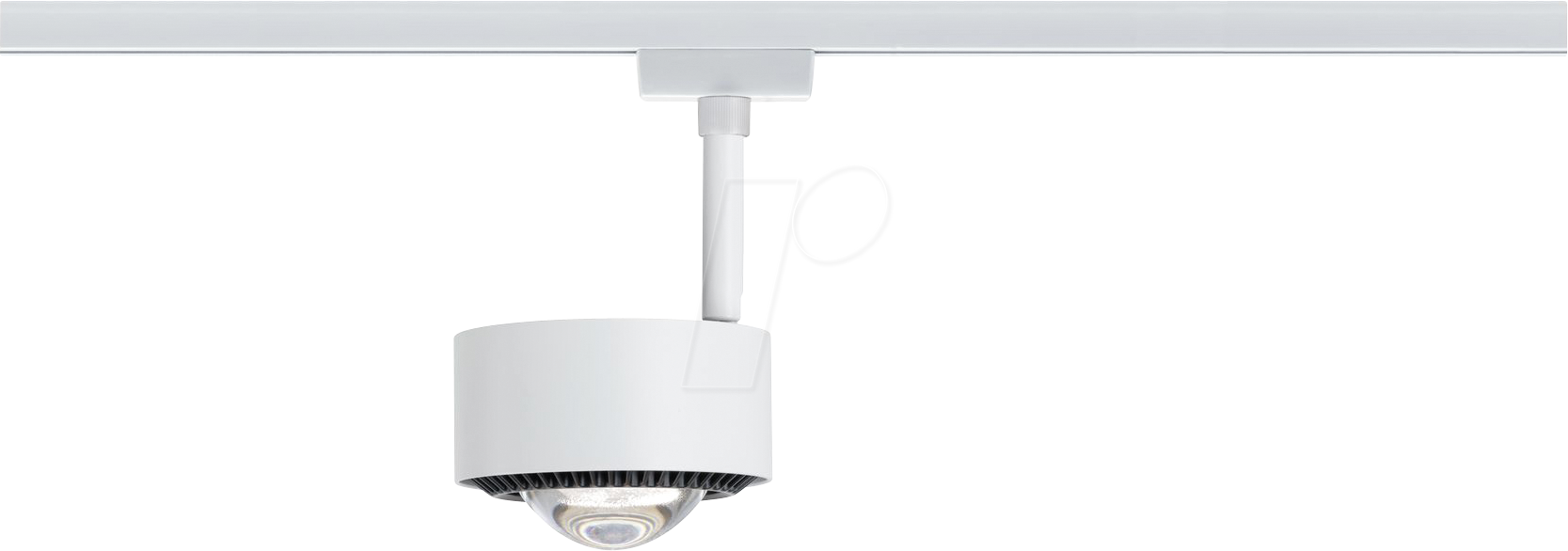 Bild von Paulmann Schienensystem-Leuchten URail Schienenspot Aldan Einzelspot 498lm 8W 2700K 230V Weiß, Schwarz, (1-tlg), dimmbar