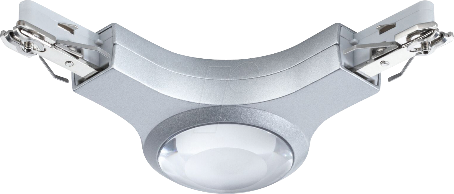 Bild von Paulmann Schienensystem-Verbinder URail Verbinder L-Stück beleuchtet 141x141mm 5,3W Chrom matt, (1-tlg), dimmbar