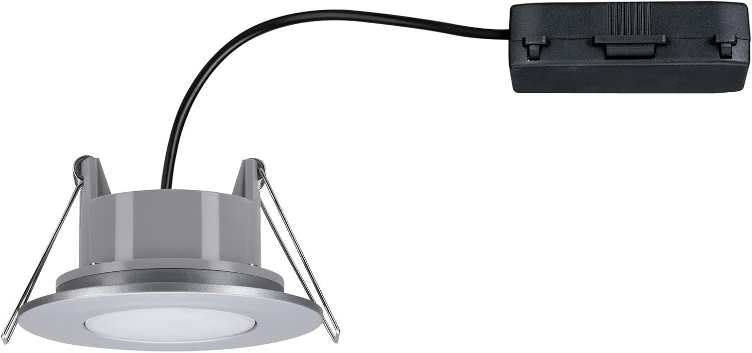 Bild von Paulmann 99926 LED Einbauleuchte Calla rund 1x6W IP65 neutralweiße Einbaustrahler Weiß matt schwenkbar Spots Kunststoff Einbaulampe 4000K