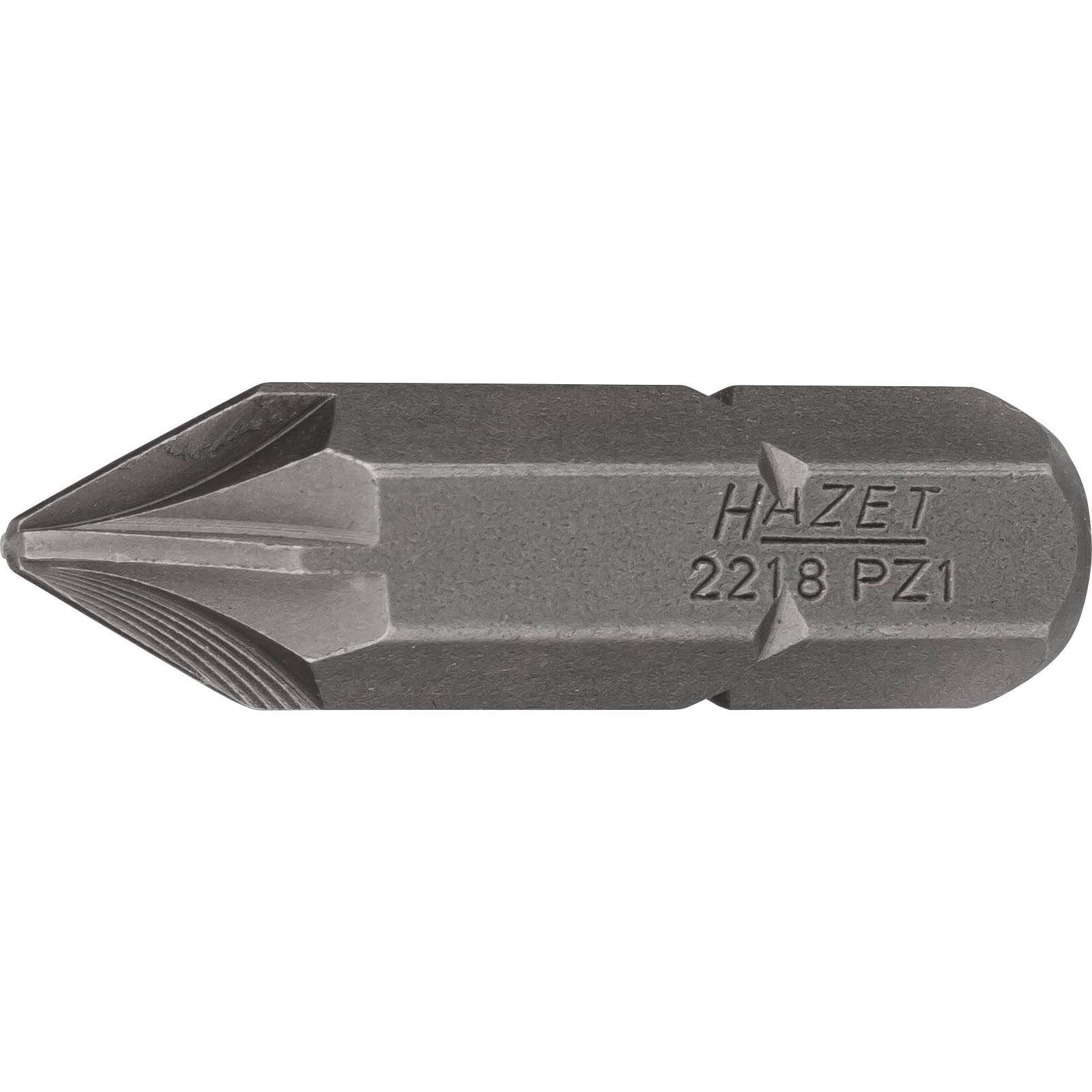 Bild von HAZET, Bits, Bit 2218-PZ1 ∙ Sechskant8 (5/16 Zoll) ∙ Pozidriv Profil PZ ∙ PZ1 (Kreuz Pozidriv PZ M1)
