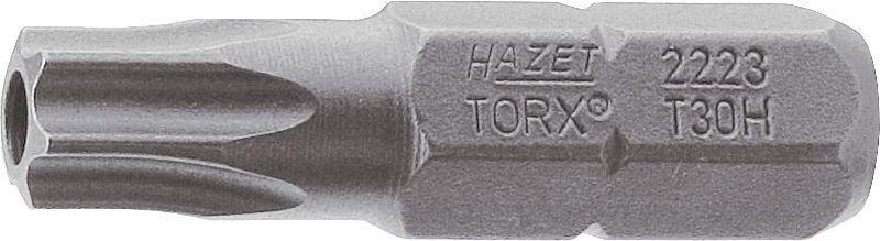 Bild von HAZET, Bits, Bit 2223-T15H ∙ Sechskant6,3 (1/4 Zoll) ∙ Tamper Resistant TORX Profil ∙ T15H (T15H)