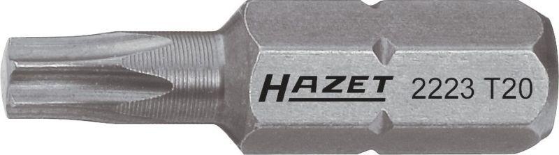 Bild von HAZET, Bits, Bit 2223-T6 ∙ Sechskant6,3 (1/4 Zoll) ∙ Innen TORX Profil ∙ T6 (T6)