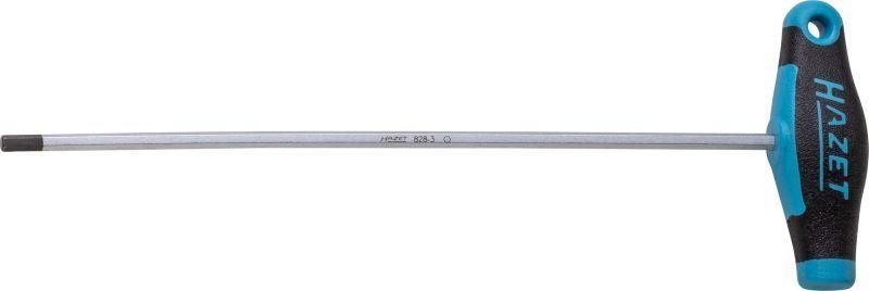 Bild von HAZET, Schraubenzieher, Schraubendreher ∙ mit T-Griff 828-3 ∙ Innen Sechskant Profil ∙ 3 mm (Innensechskant)