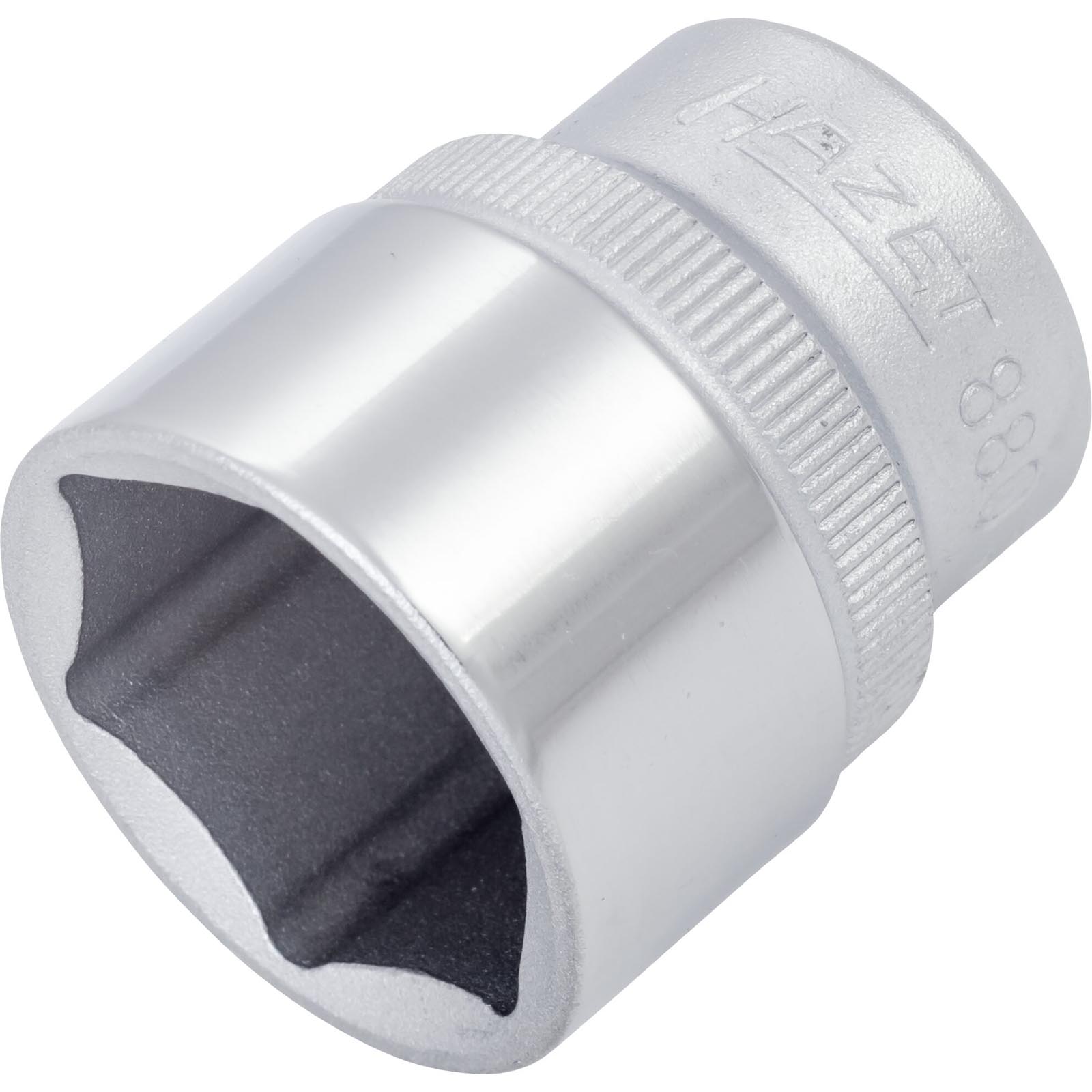 Bild von HAZET, Steckschlüssel + Stecknuss, Steckschlüsseleinsatz ∙ Sechskant 880-21 ∙ Vierkant10 mm (3/8 Zoll) ∙ Aussen Sechskant-Tractio… (21 mm)
