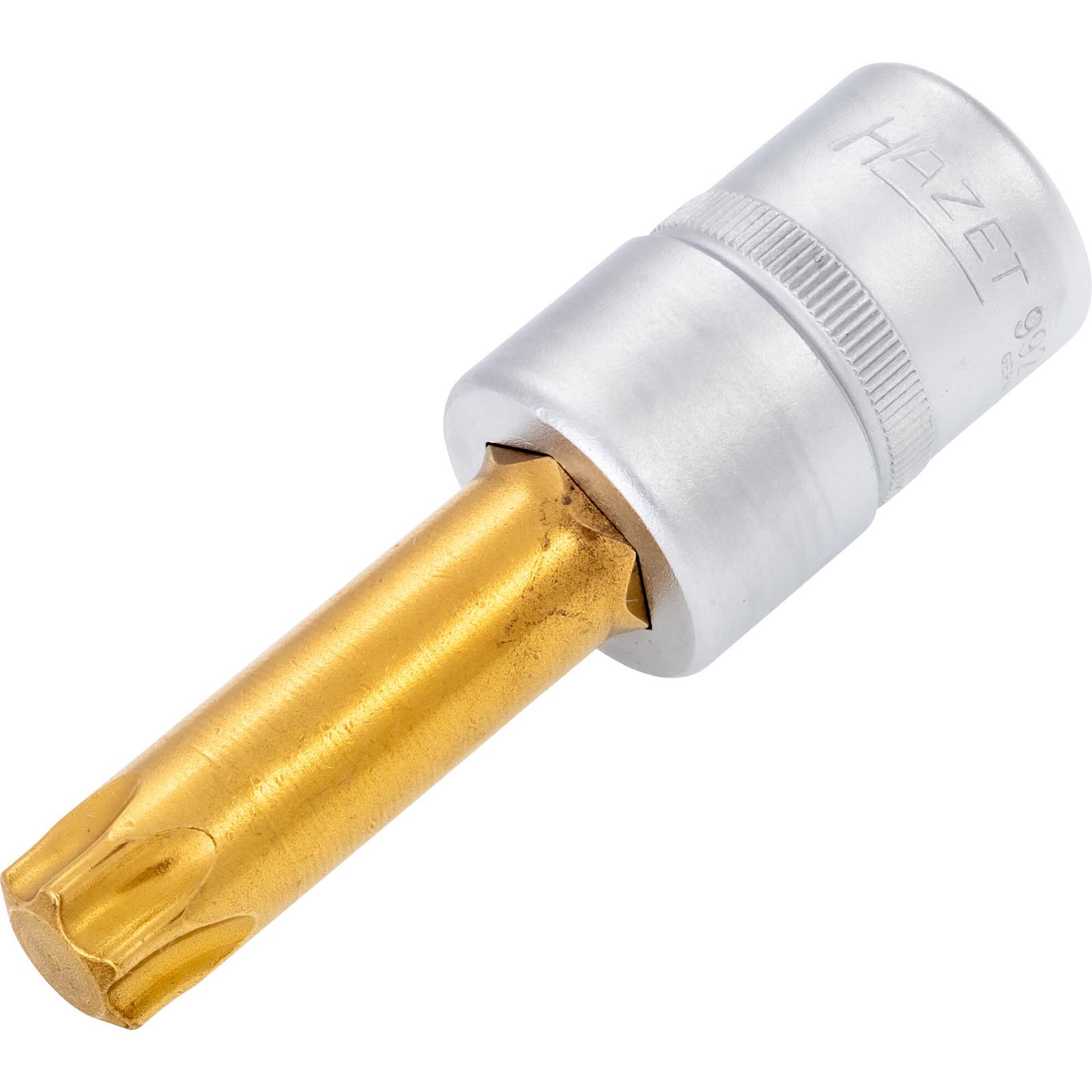 Bild von HAZET, Steckschlüssel + Stecknuss, Schraubendreher-Steckschlüsseleinsatz ∙ TORX 992LG-T60 ∙ Vierkant12,5 mm (1/2 Zoll) ∙ Innen …