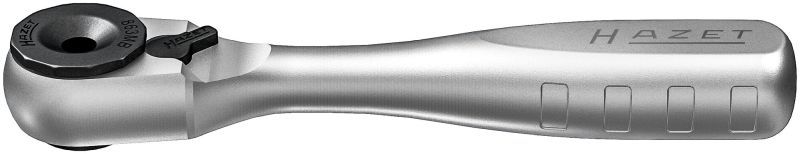 Bild von HAZET - Bit-Umschaltknarre 863MB I Vollstahl-Umschaltknarre für Bits I Abtrieb: Sechskant 6,3 (1/4 Zoll) Länge: 90mm I verchromter Handgriff I Made in Germany
