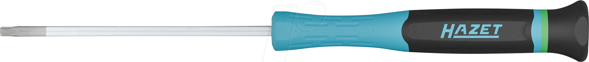 Bild von HAZET Elektronik Schraubendreher 811EL-T15, SW T15 Innen TORX Profil, für kleinste Schrauben, drehbarer Zentrierknopf, sicherer Halt durch breite Griffrillen