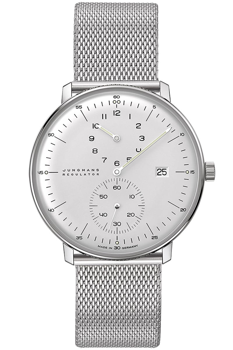 Bild von Junghans 27/4492.46 max bill Herrenuhr Regulator mit Milanaiseband