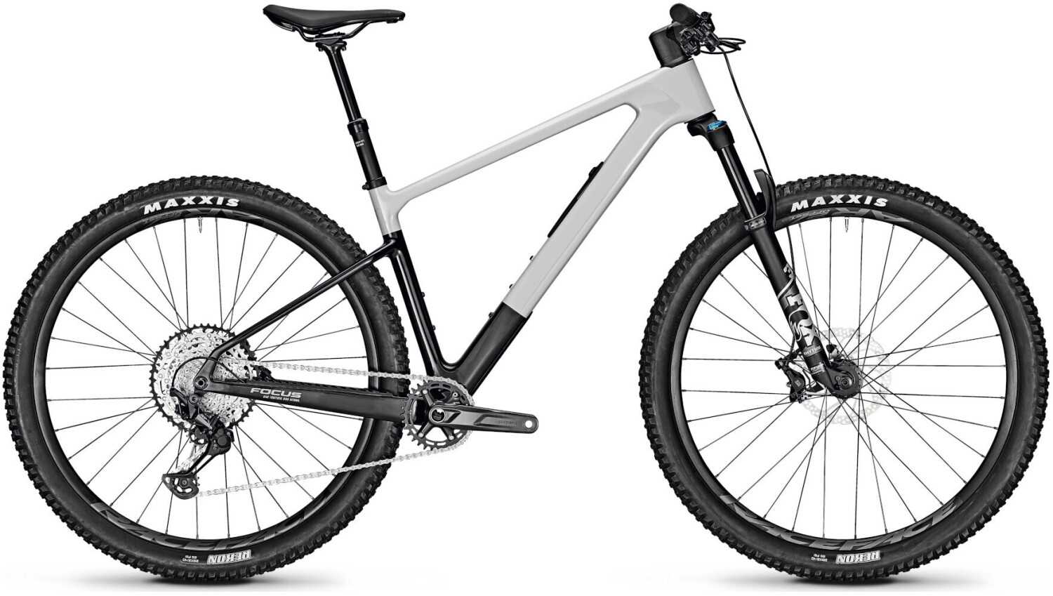 Bild von Focus RAVEN 8.8 Diamant lightgrey glossy / carbon raw glossy 44 cm | M | (29"") 2025