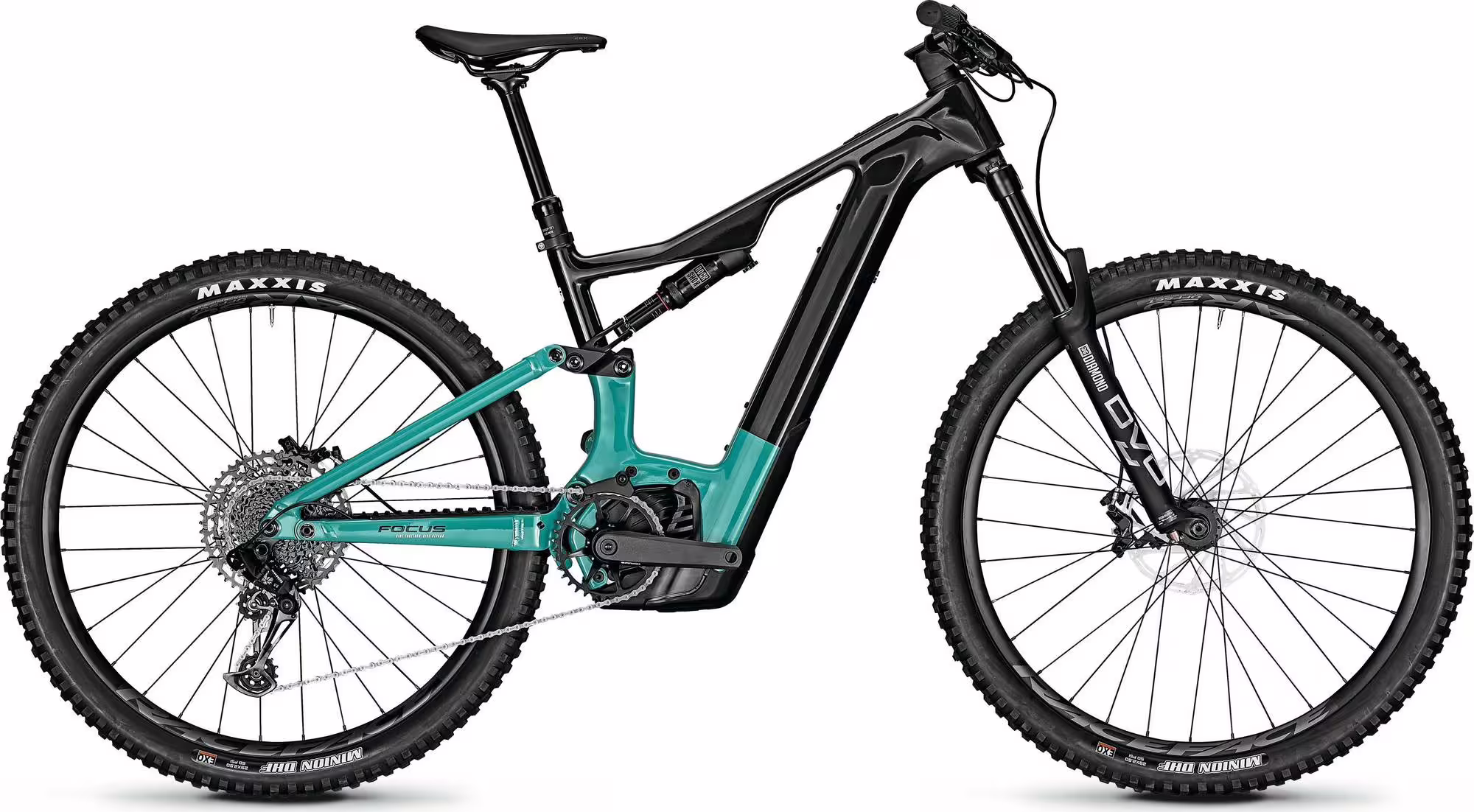 Bild von Focus JAM² 8.7 Carbon raw/Bluegreen 2023 29"; 625 Wh Diamant