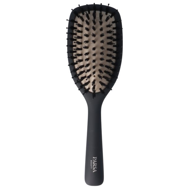 Bild von PARSA Beauty Professional Wirkstoffbürste Keratin + Biotin (Haarbürste groß/oval) – Haarbürste zum Glätten und Pflegen – Haarbürste lockiges Haar – Haarbürste langes Haar – 28,