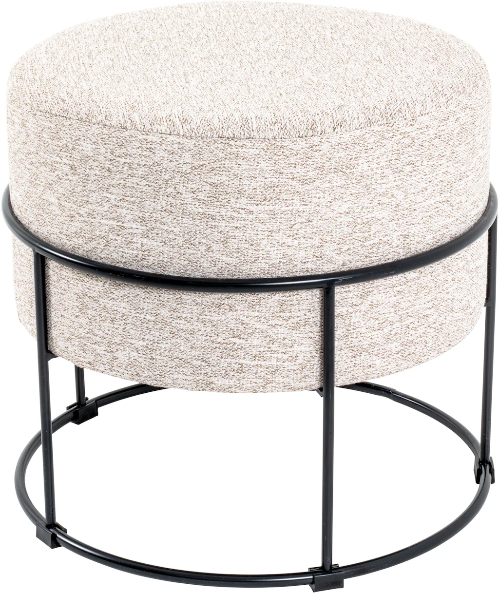 Bild von HAKU Möbel Hocker 22553 beigebraun
