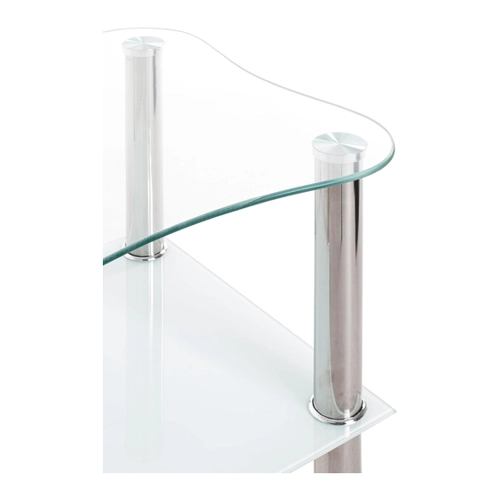 Bild von Beistelltisch  Korfu ¦ transparent/klar ¦ Maße (cm): B: 40 H: 47 T: 40 Tische > Beistelltische - Sconto