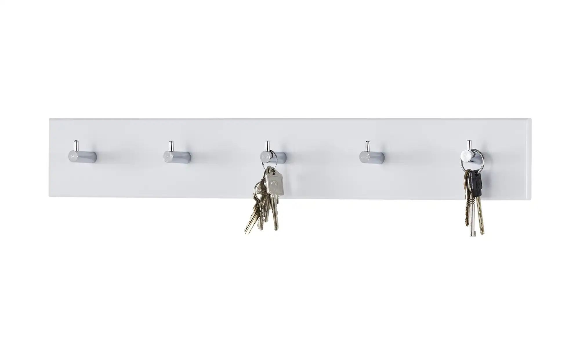 Bild von Wandgarderobe  Edgar ¦ weiß ¦ Metall, MDF-Platte ¦ Maße (cm): B: 57 H: 8 T: 5 Garderoben & Kleiderstangen > Garderoben - Höffner