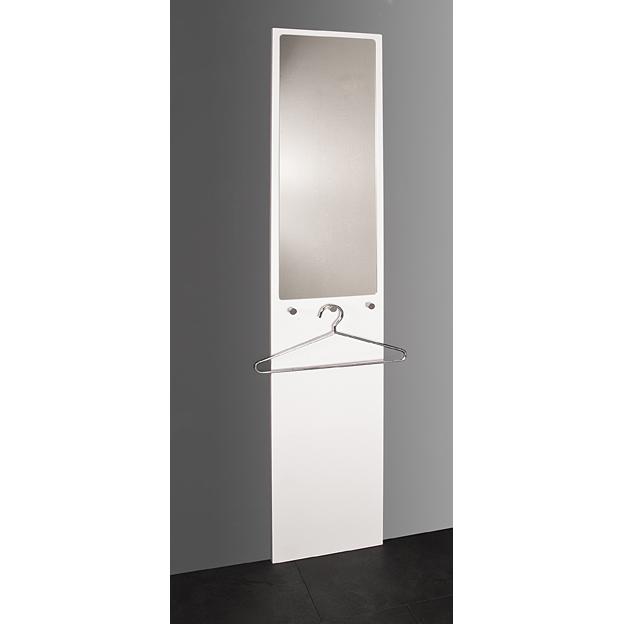 Bild von HAKU Wandgarderobe HAKU Möbel Wandgarderobe - weiß-chrom - H. 190cm x B. 35cm (1 Stück)