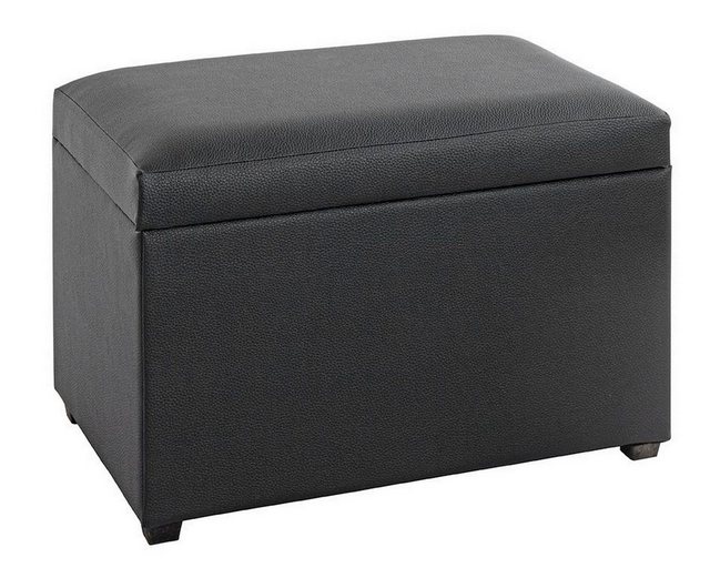 Bild von Sitztruhe  Sucúa ¦ schwarz ¦ Maße (cm): B: 58 H: 42 T: 39 Hocker & Bänke > Bänke > Einzelbänke - Sconto