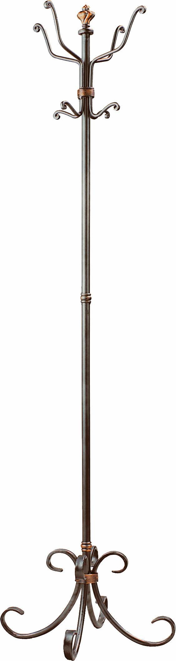 Bild von HAKU Möbel Kleiderständer 88783 anthrazit Metall 8 Haken 46,0 x 180,0 cm
