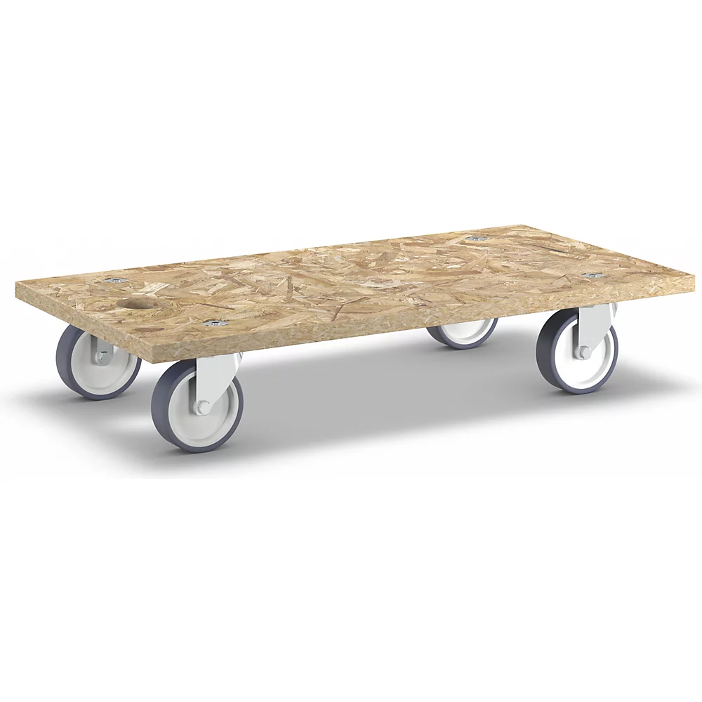 Bild von WAGNER design yourself Transportroller Transporthilfe - eckig, diverse Größen & Rollen mit/ohne Bremse – Tragkraft 250 kg I ideal für schwer beladene Kisten I CO2-neutral - Made in DE