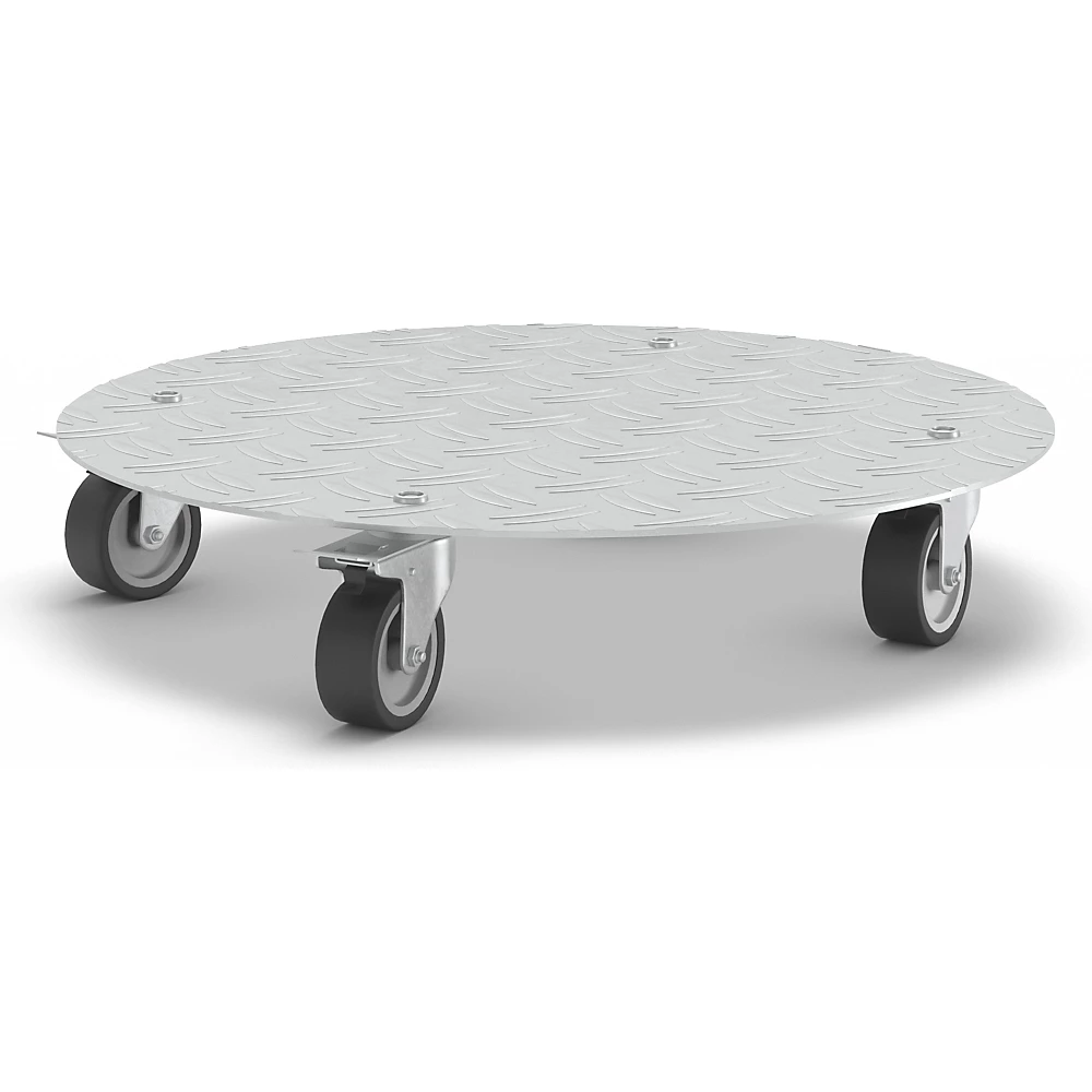 Bild von WAGNER® design yourself Pflanzenroller GH 7002 Metall silber rund 38,0 x 7,5 cm