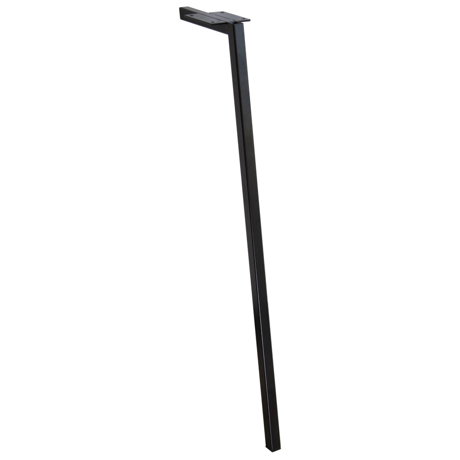 Bild von Wagner Möbelfuß Schräg 80er Jahre Stil 20 mm x 80 mm x 710 mm Schwarz