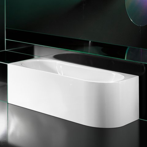 Bild von Kaldewei Badewanne Meisterstück Centro Duo 1 Rechts, (2-seitig) 1137, 180x80x47 cm, alpinweiß, Ausführung: Ab-und Überlaufgarnitur 4040