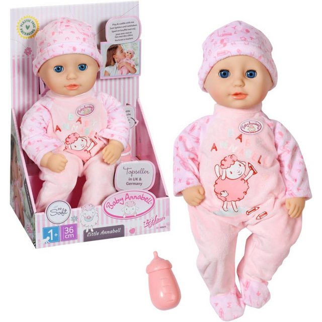 Bild von Baby Annabell Little Annabell, weiche Puppe mit Stoffkörper und Schlafaugen, 36cm, 709870 Zapf Creation