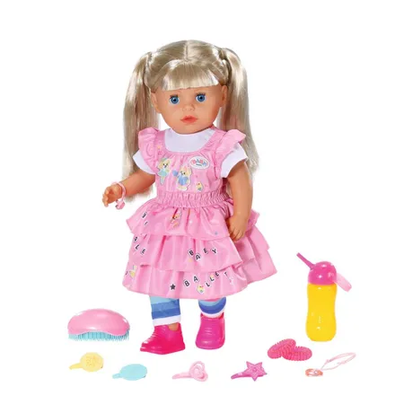 Bild von BABY born Kindergarten Little Sister, Puppe mit Haaren und Funktionen ohne Batterie, inkl. Zubehör, für Kinder ab 3 Jahren, 36 cm große Puppe, 828533 Zapf Creation