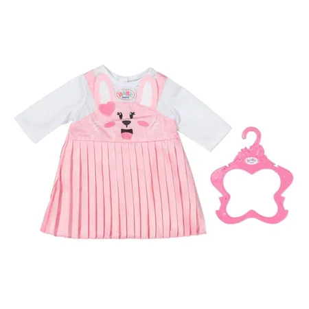 Bild von Zapf Creation® 832868 - BABY born, Häschenkleid 2in1, rosa, Puppenkleidung für Puppen 43 cm