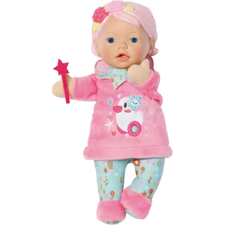 Bild von BABY born for babies Fee, Puppe mit weichem Körper und Fingertaschen in den Armen, 26 cm große Handpuppe, 834695 Zapf Creation