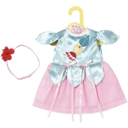 Bild von Dolly Moda Feenkleid, rosa Puppenkleid im Feen-Look mit Haarreif für 39-46 cm große Puppen, 871072 Zapf Creation