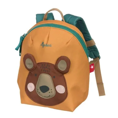 Bild von SIGIKID 25223 Mini Rucksack Bär Kinderrucksack für Krippe, Kita, Ausflüge empfohlen für Mädchen und Jungen ab 2 Jahren, Braun 28 cm