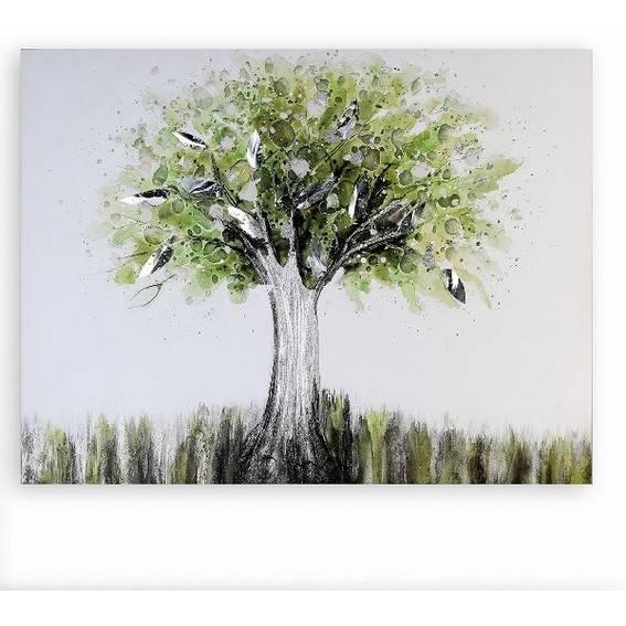 Bild von Ölbild Tree of Life 70 x 90 cm| Dekoration