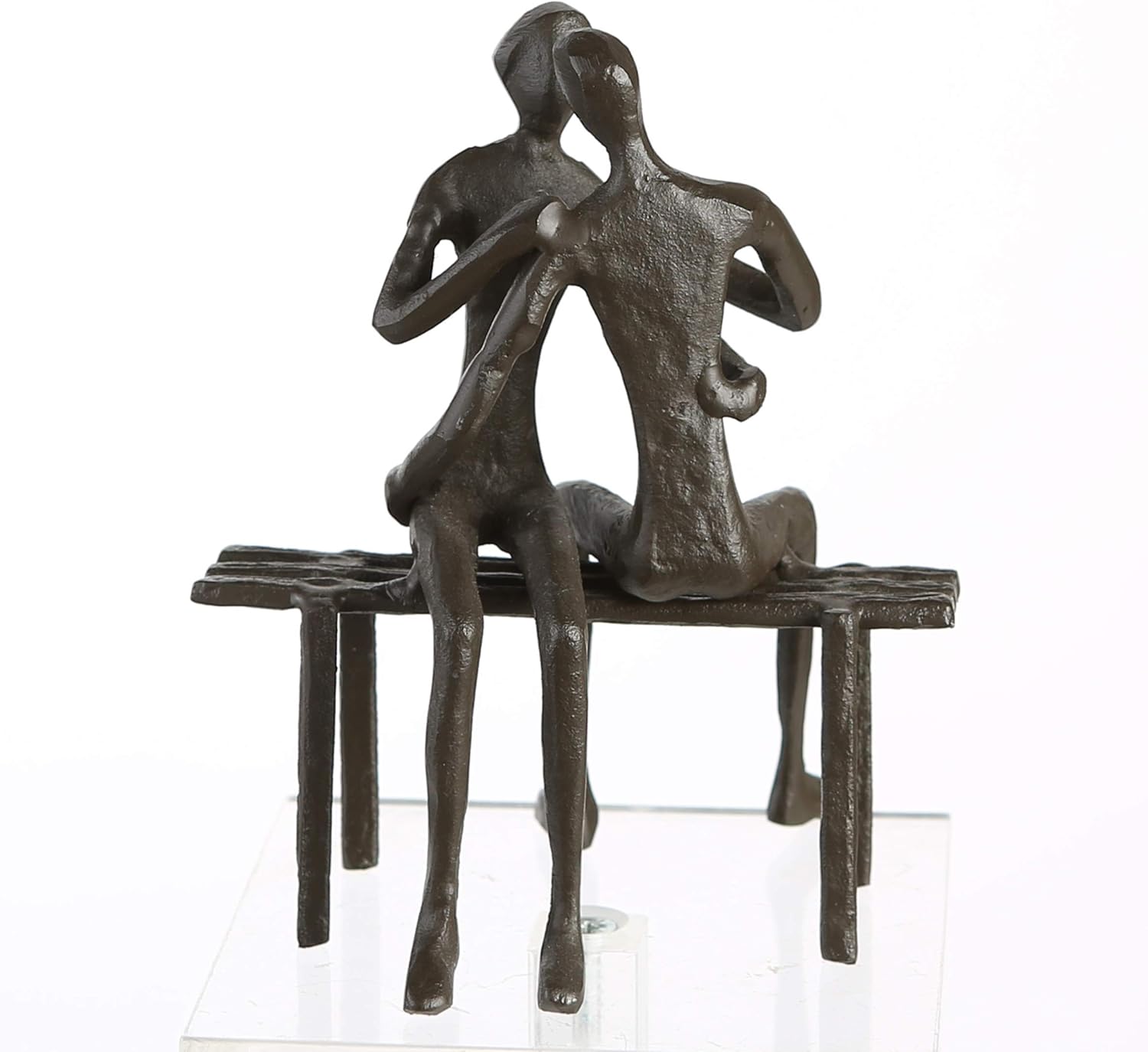 Bild von Casablanca by Gilde Dekofigur »Skulptur Herzklopfen, bronzefarben/grau«, Dekoobjekt, Höhe 31 cm, Wohnzimmer