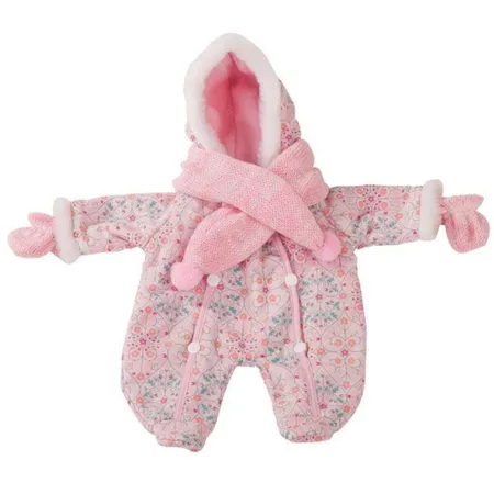 Bild von Götz 3402279 Schneeanzug warm eingepackt - Overall-Winterset Puppenbekleidung Gr. M - 3-teiliges Bekleidungs- und Zubehörset für Babypuppen 42 - 46 cm