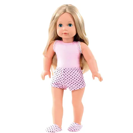 Bild von Götz 1490365 Precious Day Girls Jessica Girl to Dress Puppe - 46 cm große Stehpuppe, Blonde Lange Haare, Blaue Schlafaugen - 4-teiliges Set