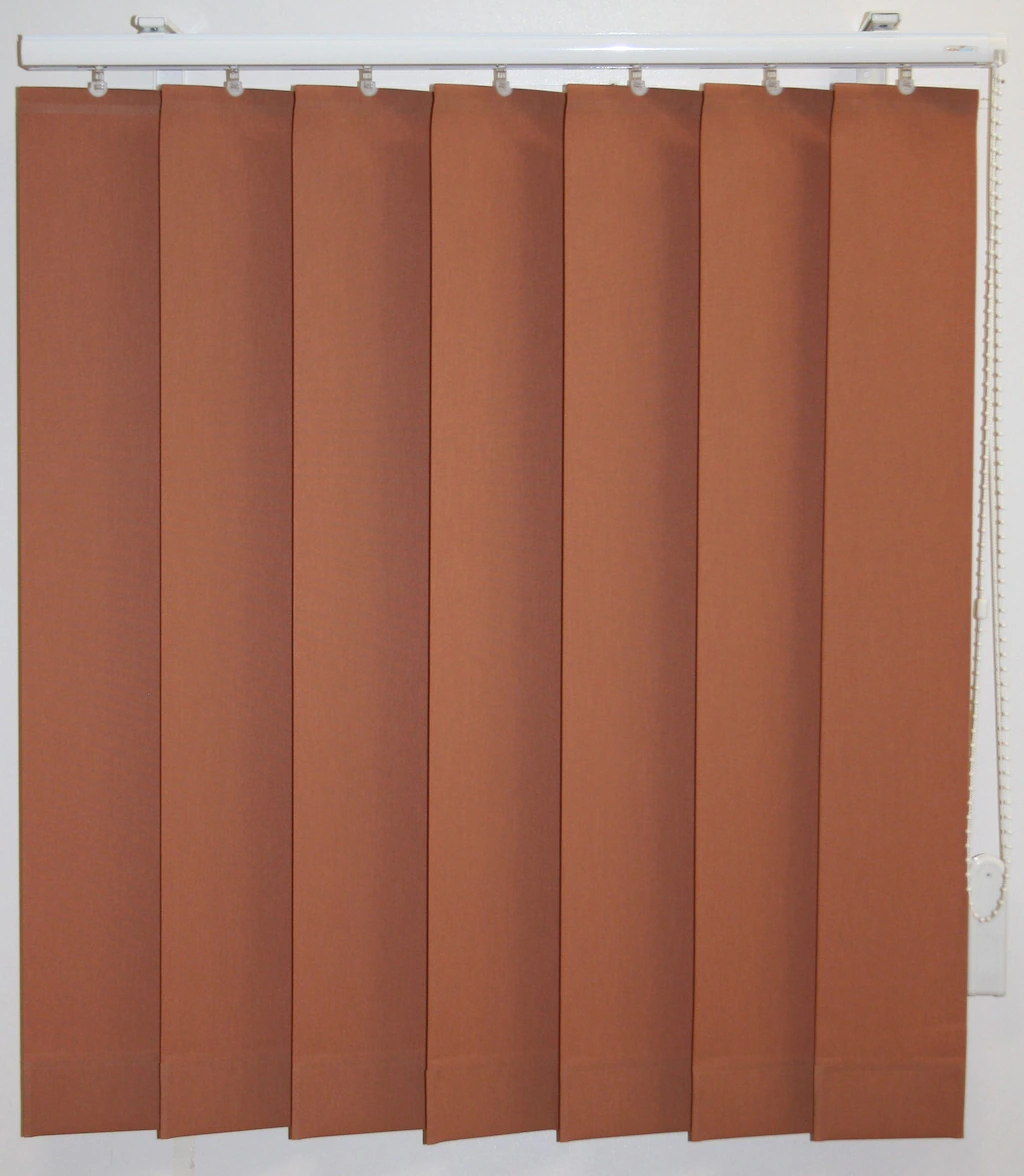 Bild von Lamellenvorhang SUNLINES "Montana", orange (terra), B:110cm H:280cm, Jalousien, Wunschmaß