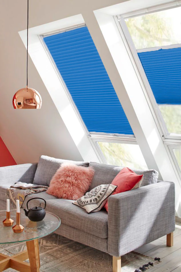 Bild von sunlines Dachfensterplissee StartUp Style Honeycomb TL, Lichtschutz, verspannt, verschraubt, mit Führungsschienen
