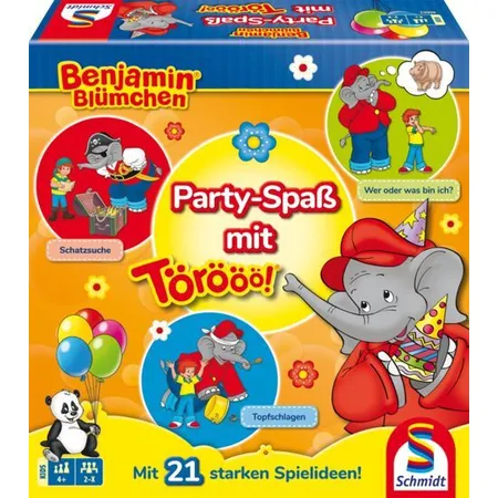 Bild von Schmidt Spiele Spiel Partyspiele Benjamin Blümchen, Party-Spaß mit Törööö! 40663