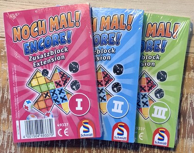 Bild von Schmidt Spiele Noch Mal! Zusatzblocket 1 bis 3 (Deutsch, Englisch, Französisch, Italienisch)