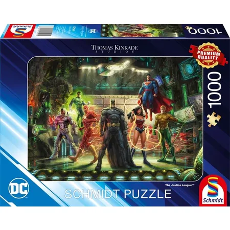 Bild von Schmidt 57591 - Thomas Kinkade, DC: The Justice League, Puzzle, 1000 Teile