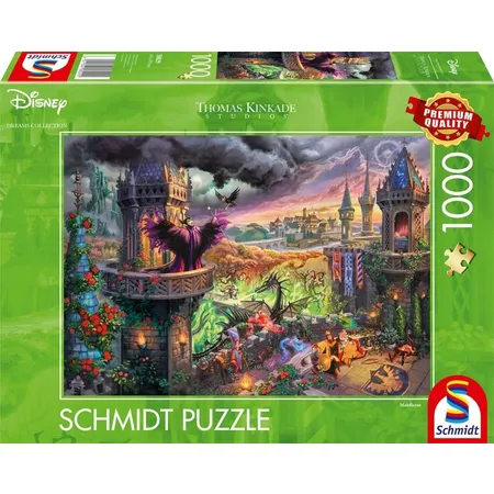 Bild von Schmidt 58029 - Thomas Kinkade, Disney Dreams Collection: Maleficent, Puzzle, 1000 Teile