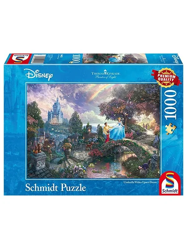 Bild von Schmidt Spiele Schmidt Kinkade: Disney Cinderella wünscht sich ein Traum Puzzle (1000 Stück) 1000 pieces