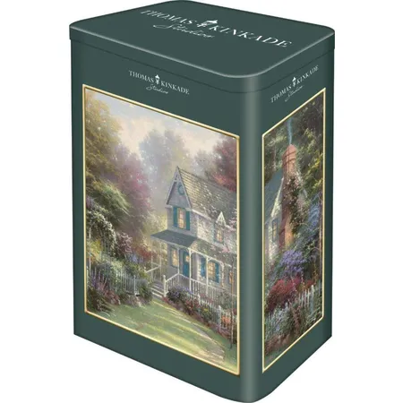 Bild von Schmidt Spiele 59925 Thomas Kinkade, Victoria Garden II, 500 Teile Puzzle in Einer Nostalgiedose