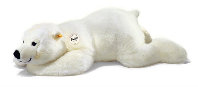 Bild von Steiff Kuscheltier "Arco Eisbär", liegend, 45cm, weiß