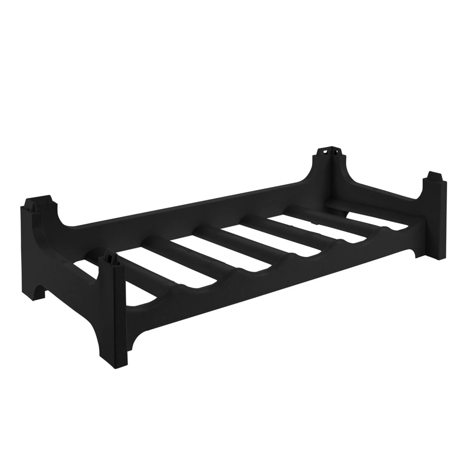 Bild von Keeeper Flaschenregal 6-fach Kunststoff schwarz 60 x 28 x 14 cm