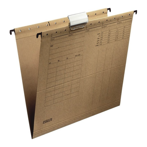 Bild von ESSELTE Hefter Hängemappe A4 230g/qm Karton naturbraun