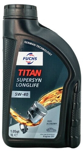 Bild von Fuchs Titan Supersyn LONGLIFE 5W-40 1l Motoröl 600721602 VOLKSWAGEN: Golf 4 Schrägheck, Golf 7 Schrägheck, Golf 5 Schrägheck