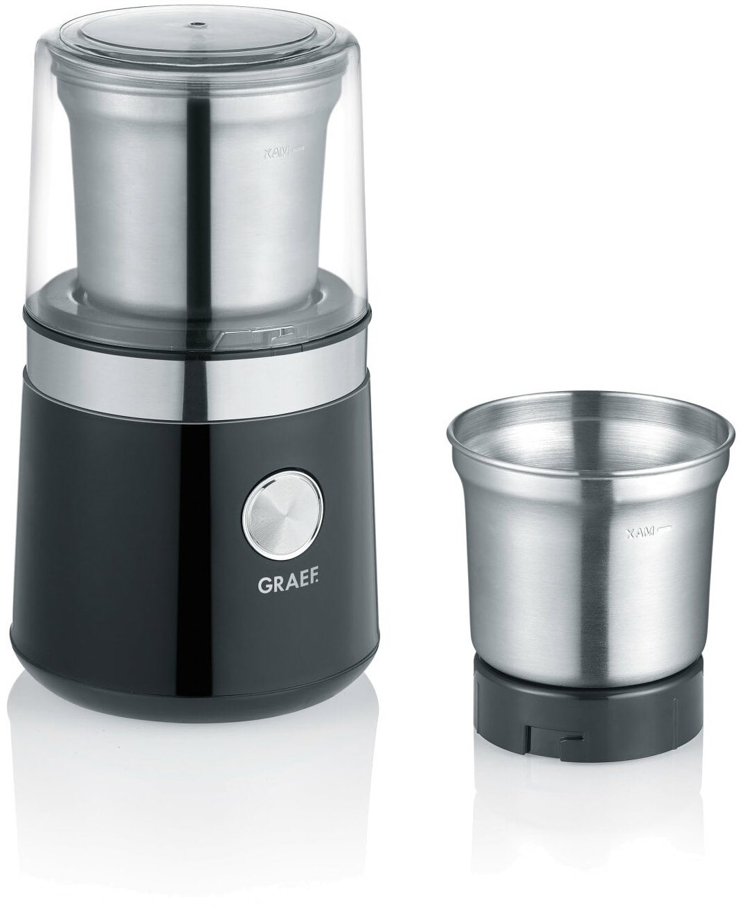 Bild von Graef CM102EU CoffeeKitchen Kaffeemühle schwarz / edelstahl (CM102EU)