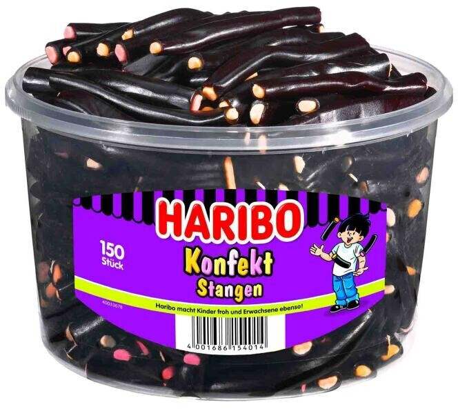 Bild von HARIBO Konfekt Stangen Lakritz 150 Stück